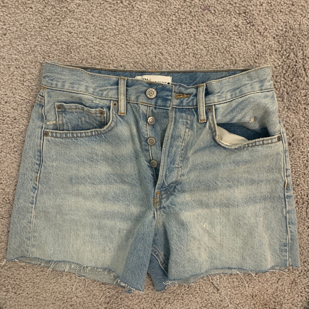 ZARA high waisted jean shorts